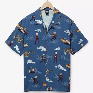 Unisex‎ Star Wars Ahsoka Tano Poses Allover Print Woven Button-Up BoxLunch